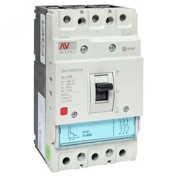 Изображение товара Выключатель автоматический AV POWER-1/3 32А 80kA TR AVERES (шт) Изображение товара Выключатель автоматический AV POWER-1/3 32А 80kA TR AVERES (шт)