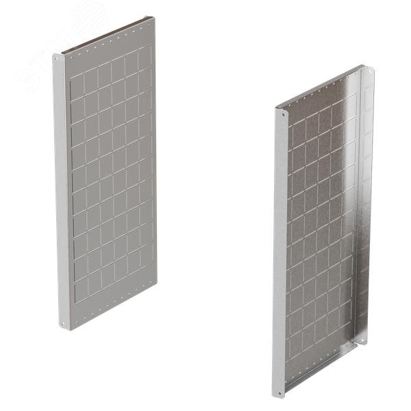 Изображение товара Панели боковые для секционирования В600 Г400 мм EKF AleSta, сталь, серый