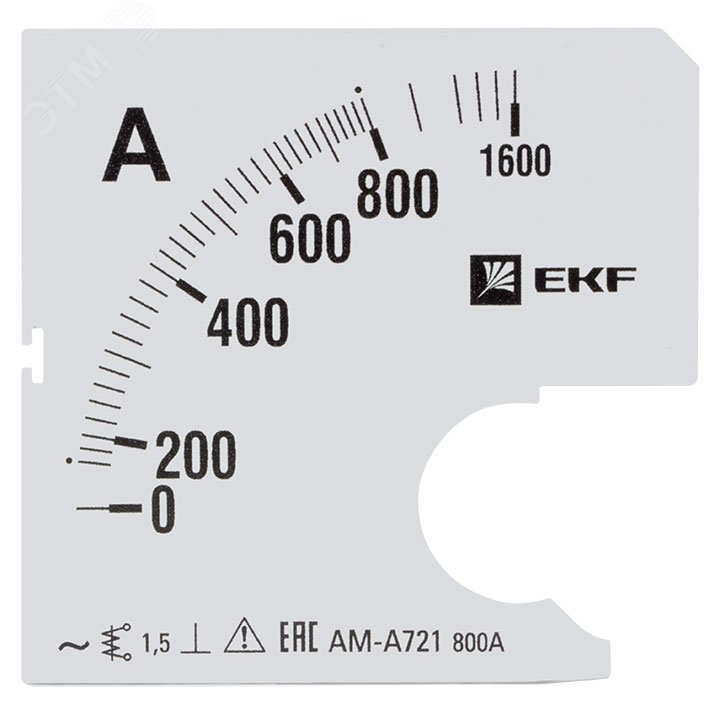 Шкала сменная для A721 800/5А-1,5 PROxima s-a721-800 EKF - превью 2