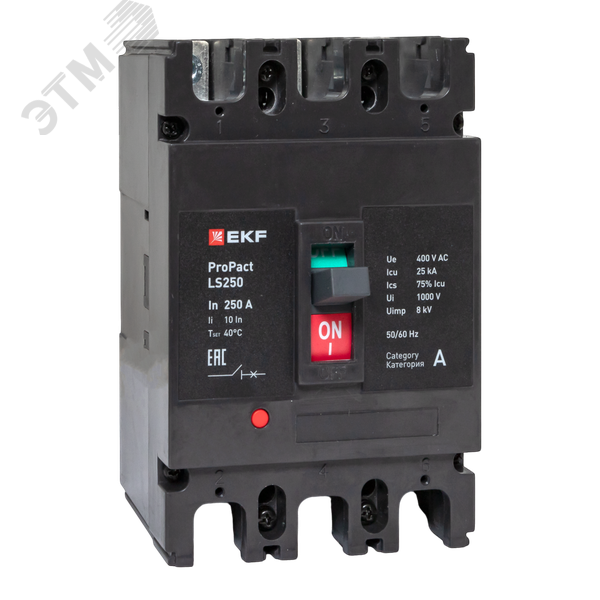 Изображение товара Выключатель автоматический LS250 25кА 3P 250А ProPact EKF