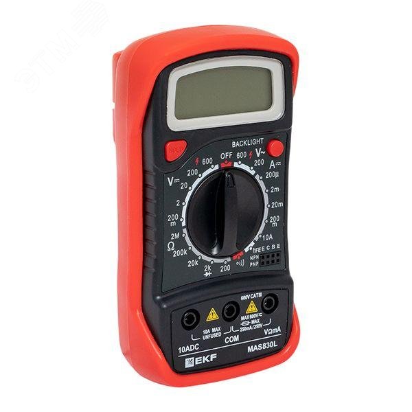Изображение товара Цифровой мультиметр MAS830L EKF Master для измерений