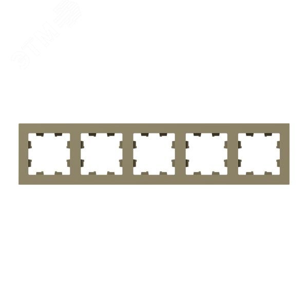 Изображение товара Пятипостовая рамка EKF Эпика шампань