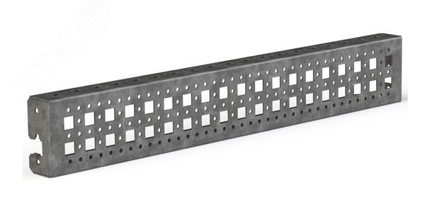 Изображение товара Монтажная широкая перфорированная рейка EKF AleSta 2 шт для надежного крепления