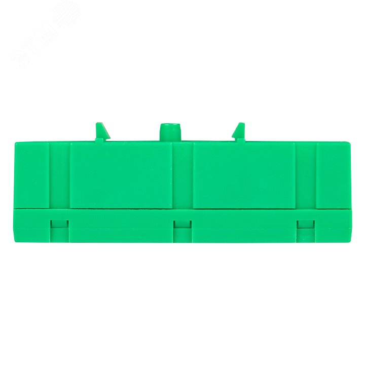 Шина 0 PE (6х9мм) 12 отверстий латунь зеленый изолированный корпус на DIN-рейку PROxima sn0-63-12-ig EKF - превью 4