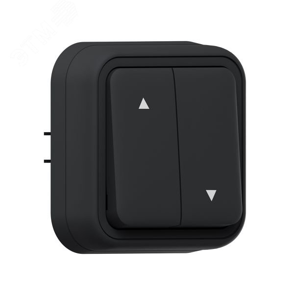 Изображение товара Выключатель, для жалюзи СП, винтовые клеммы антрацит, Бронто EKF (шт)