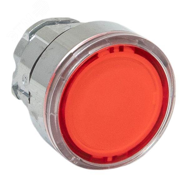 Изображение товара Исполнительный механизм кнопки XB4 красный плоский возвратный без фиксации IP65