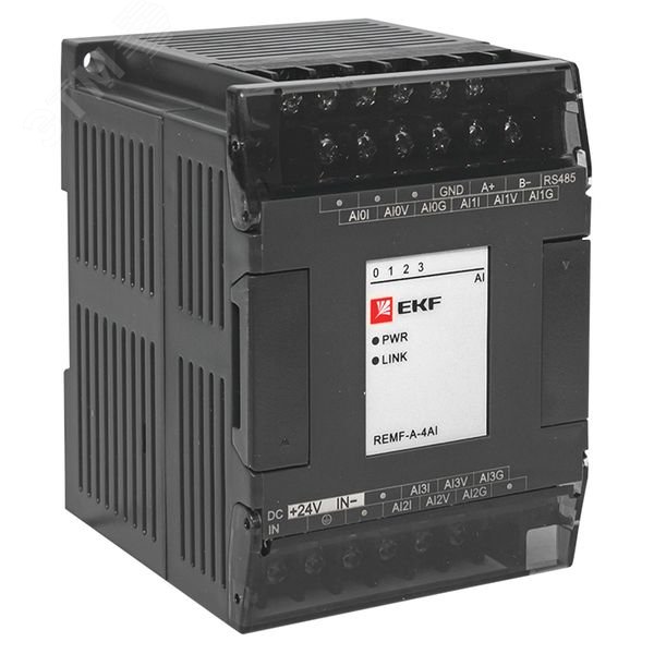 Изображение товара Модуль аналогового ввода EKF REMF 4 PRO-Logic 4-20 мА / 0-10 В Изображение товара Модуль аналогового ввода EKF REMF 4 PRO-Logic 4-20 мА / 0-10 В
