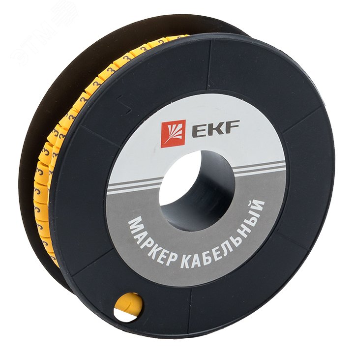 Кольцо маркировочное 0-1.5мм (3) КМ (1000шт) plc-KM-1.5-3 EKF - превью
