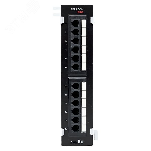 Изображение товара Патч-панель настенная TERACOM PRO Cat5E 12 портов RJ-45 неэкранированная UTP