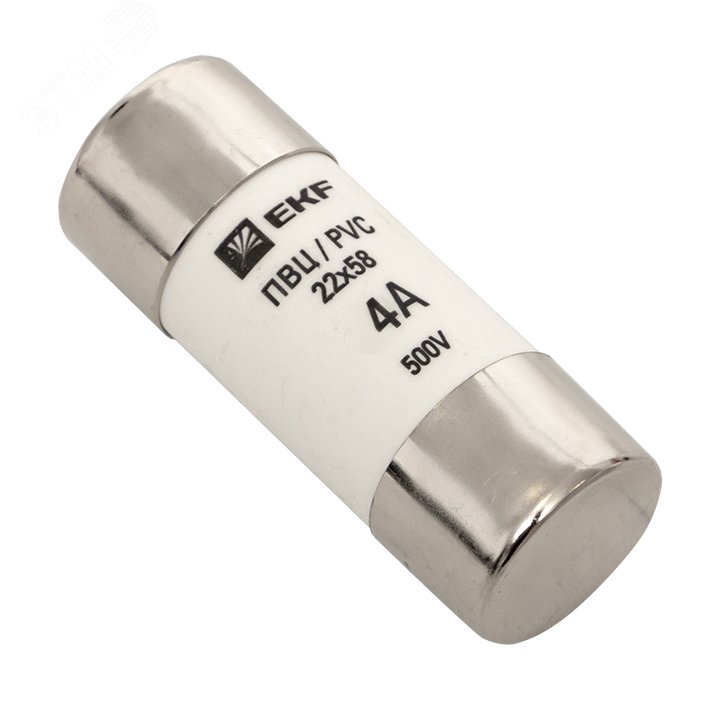 Изображение товара Плавкая вставка цилиндрическая ПВЦ 22х58 4А EKF для защиты цепей