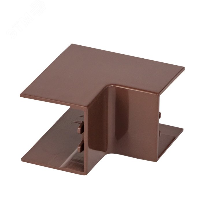 Изображение товара Угол внутренний 25х25 (4 шт) Plast EKF под темное дерево - монтажный аксессуар