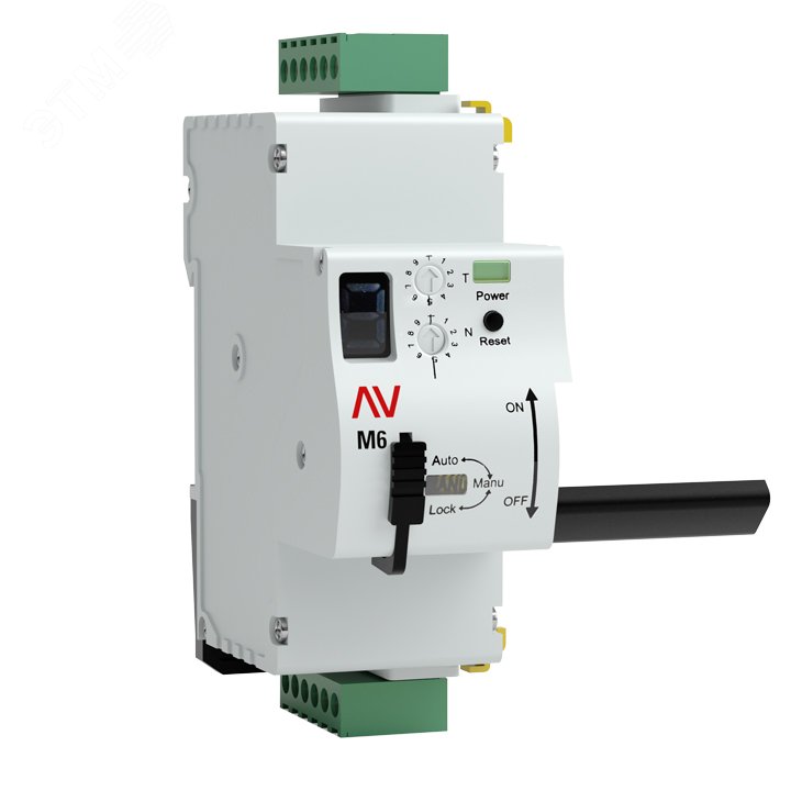 Изображение товара Привод моторный с режимом автовзвода AV-M6 AVERES для автоматизации электрооборудования