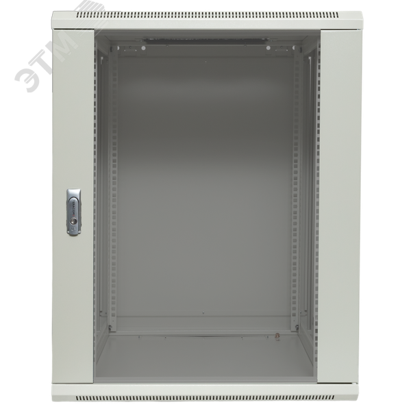 Изображение товара Настенный телекоммуникационный шкаф 12U 600x600 мм стекло замок EKF TERACOM PRO