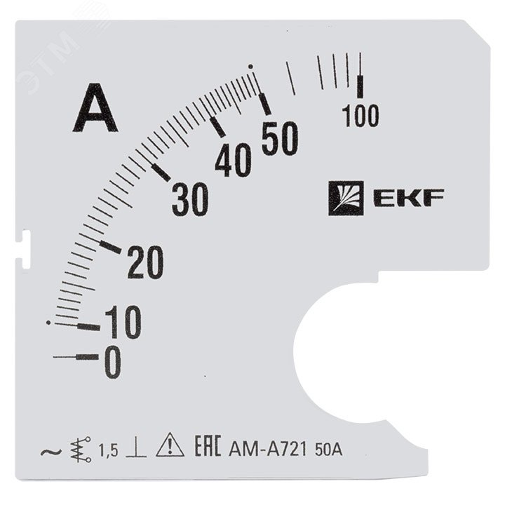 Шкала сменная для A721 50/5А-1,5 PROxima s-a721-50 EKF - превью 2