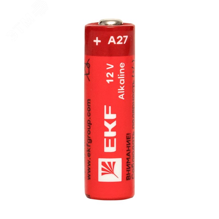 Батарейка алкалиновая типа А27 для сигнализаций блистер 5шт. A27-BL5 EKF - превью 3