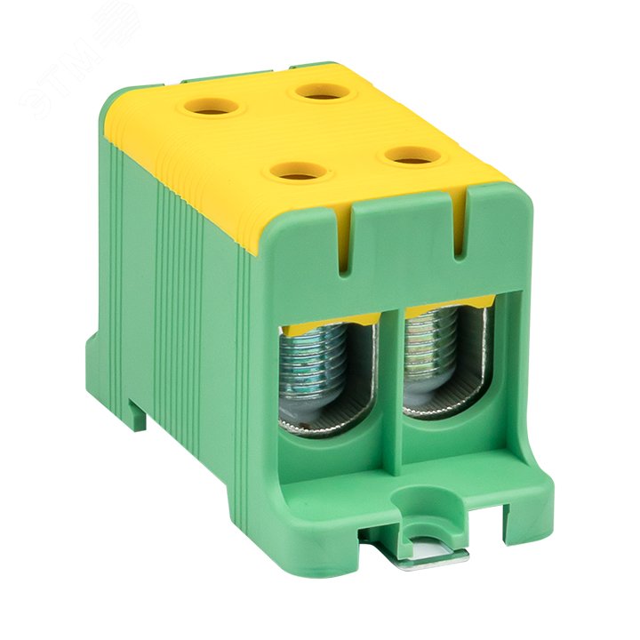 Изображение товара Клемма силовая вводная двойная КСВ 16-95 желто-зеленая PROxima (шт)