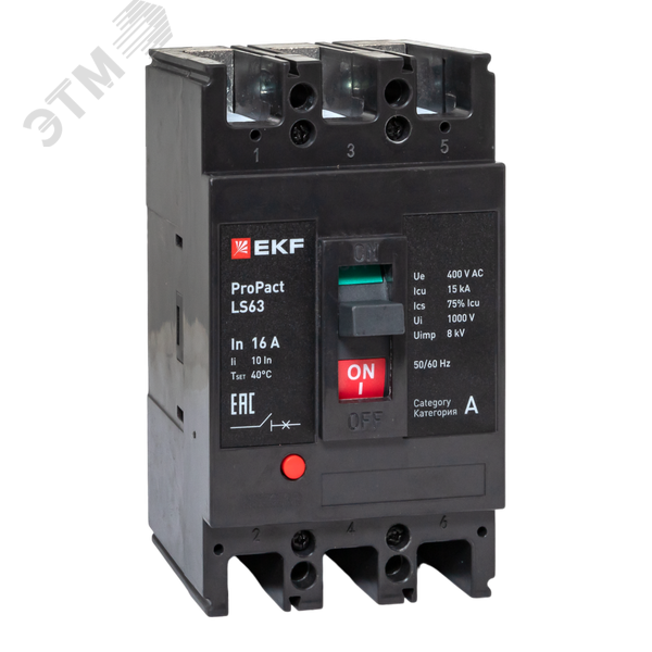 Изображение товара LS63 15кА 3P 16А ProPact EKF (шт)
