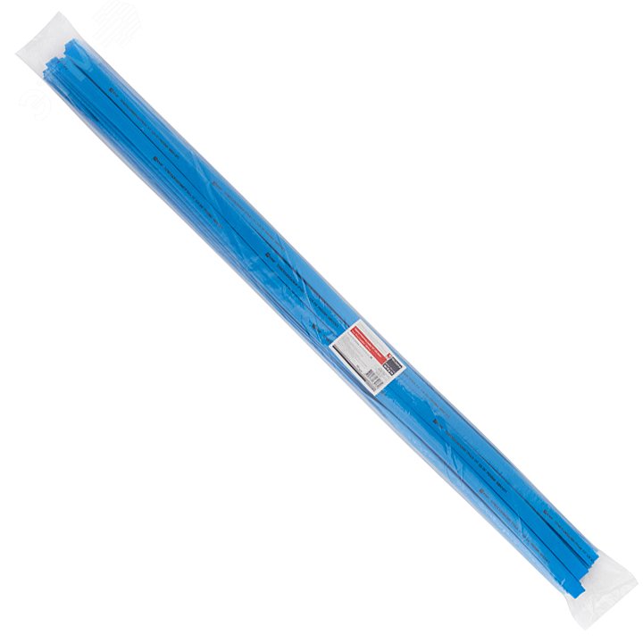 Трубка термоусаживаемая ТУТ нг 8/4 синяя в отрезках по 1м PROxima tut-8-g-1m EKF - превью 3