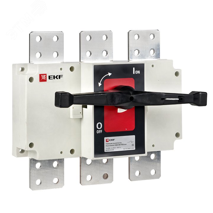 Изображение товара Рубильник-выключатель 1250A 3P PowerSwitch PROxima с ручкой для монтажа