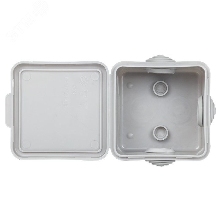 Коробка распаячная КМР-030-036 пылевлагозащитная, 4 мембранных ввода (65х65х50) розничный стикер PROxima plc-kmr2-030-036-r EKF - превью 4