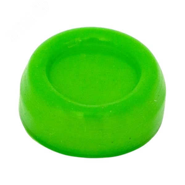 Изображение товара Силиконовый колпачок зеленый для плоской кнопки XB4 EKF