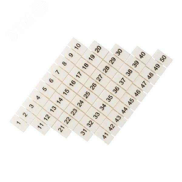 Изображение товара Маркеры для UT/ST/Push-in 4 с нумерацией 1-50 (100 шт.) EKF (уп)