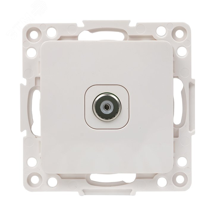 Изображение товара Стокгольм Механизм Розетки TV 1-местной 75Ом 5-862МГц белый (шт)