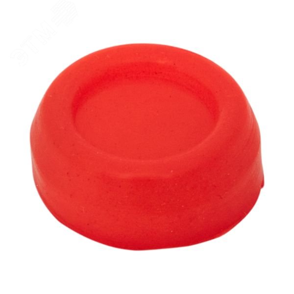 Изображение товара Силиконовый колпачок красный для плоской кнопки XB4 защитный 1 шт
