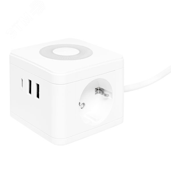 Изображение товара Удлинитель Куб 2 гнезда 2USB 2,4А+Type C + Ночник 1,3 метра 1мм2 (шт) Изображение товара Удлинитель Куб 2 гнезда 2USB 2,4А+Type C + Ночник 1,3 метра 1мм2 (шт)