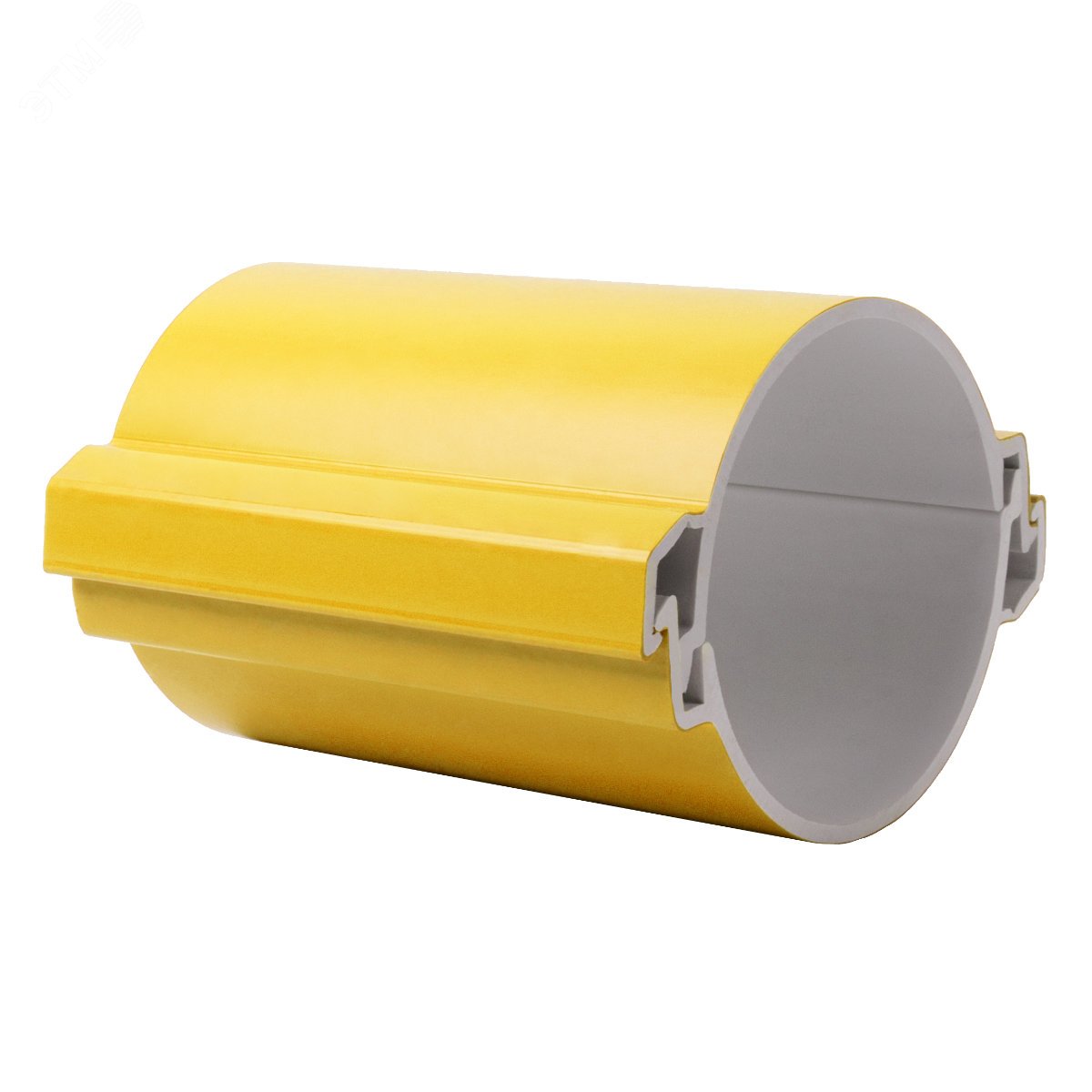 Труба гладкая разборная ПВХ 110 мм (750Н), желтая PROxima tr-pvc-110-750-yellow EKF