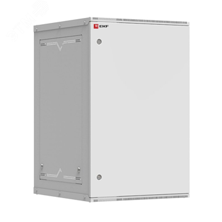 Шкаф телекоммуникационный настенный разборный 18U (600х650) дверь металл, Astra A Basic ITB18M650D EKF - превью 2