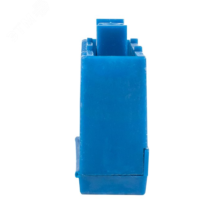 Шина 0 N (6х9мм) 12 отверстий латунь синий изолированный корпус на DIN-рейку PROxima sn0-63-12-ib EKF - превью 3