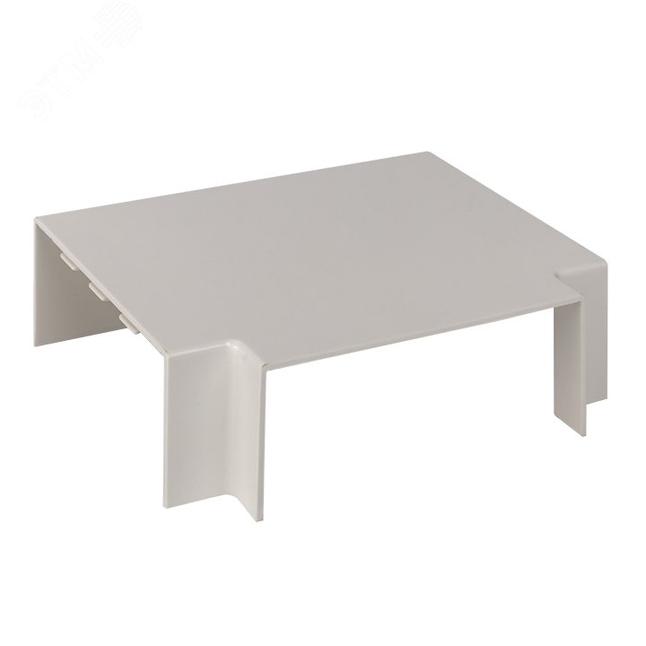 Изображение товара Угол T-образный 100х40 белый для кабельных каналов пластик EKF