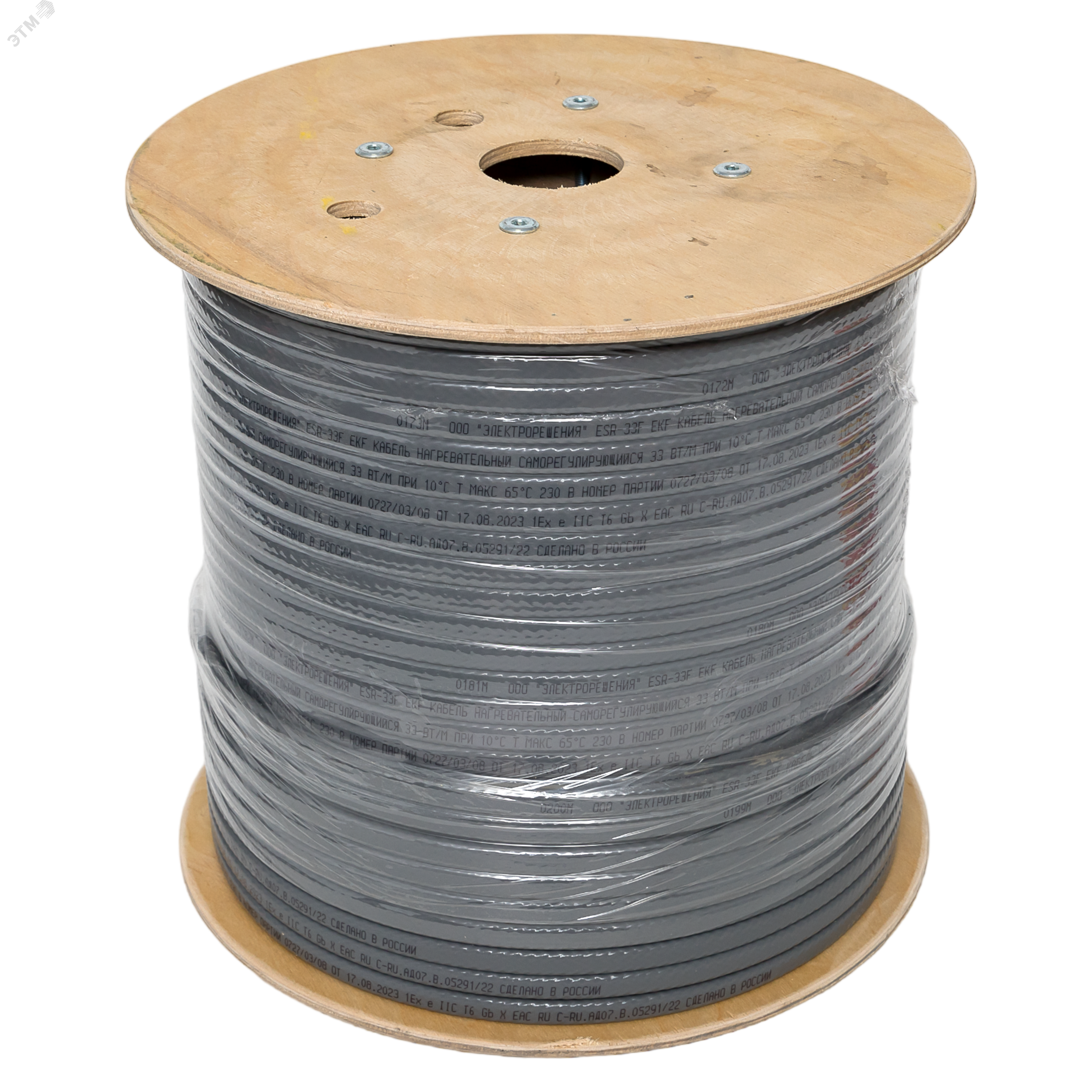 Изображение товара Саморегулирующийся нагревательный кабель ESR-15F 200 м взрывозащищенный для трубопроводов