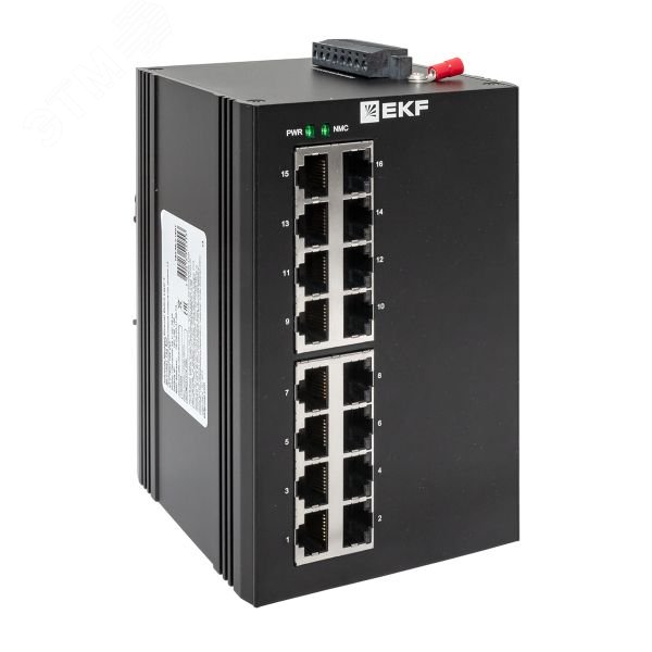 Изображение товара Коммутатор промышленный управляемый уровня L2 ML2-16GT 16 портов RJ45 монтаж на динрейку Изображение товара Коммутатор промышленный управляемый уровня L2 ML2-16GT 16 портов RJ45 монтаж на динрейку