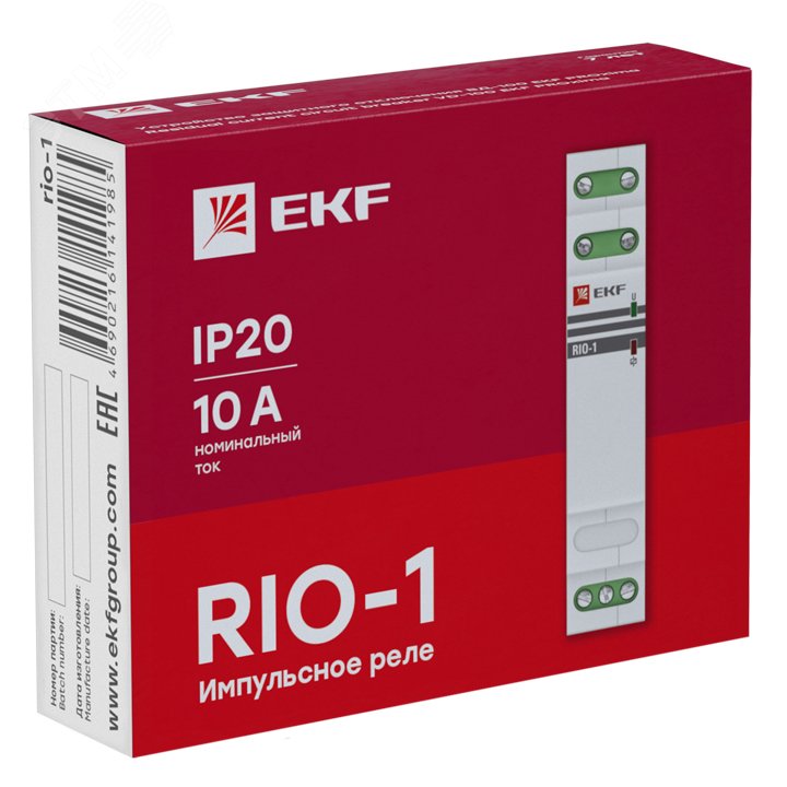 Импульсное реле PROxima rio-1 EKF - превью 3