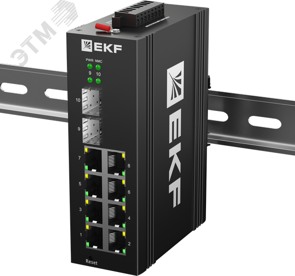 Изображение товара Коммутатор EKF TSX-ML2-2GX/SFP-8GTP с 8 RJ45, 2 SFP, PoE Изображение товара Коммутатор EKF TSX-ML2-2GX/SFP-8GTP с 8 RJ45, 2 SFP, PoE