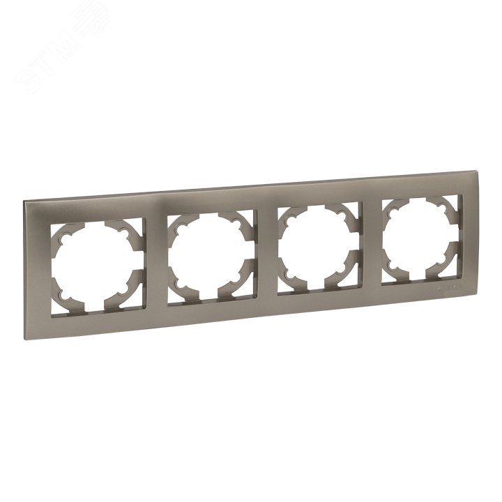 Изображение товара Рамка 4-местная Валенсия из поликарбоната для электропровода