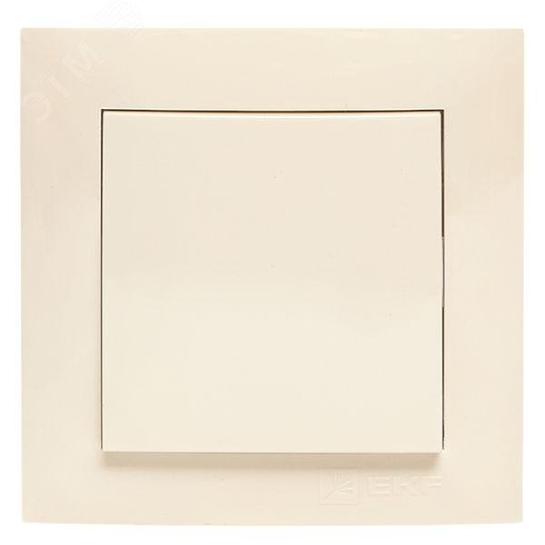 Изображение товара Выключатель перекрестный одноклавишный EKF Валенсия 1-кл. 10А кремовый