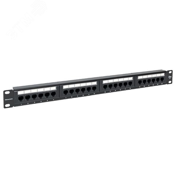 Изображение товара Патч-панель TERACOM 19'' Cat.5E 1U неэкранированная UTP 24 порта RJ-45 110 IDC (шт) Изображение товара Патч-панель TERACOM 19'' Cat.5E 1U неэкранированная UTP 24 порта RJ-45 110 IDC (шт)