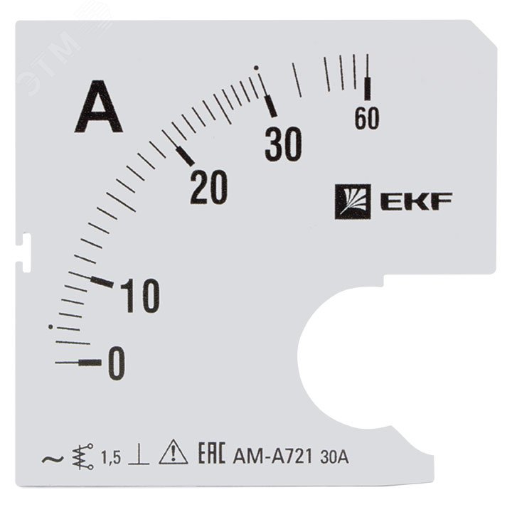 Шкала сменная для A721 30/5А-1,5 PROxima s-a721-30 EKF - превью 2