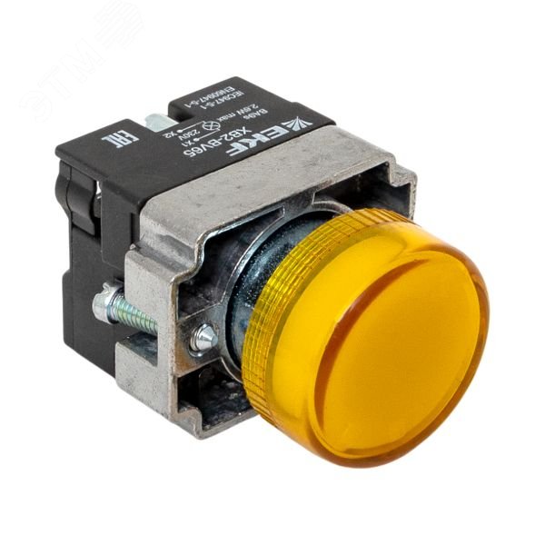 Изображение товара Лампа сигнальная EKF PROxima BV65 желтая 230V