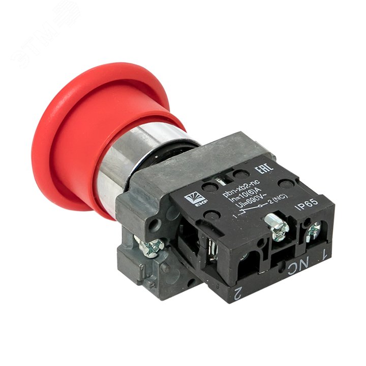 Кнопка BC42 грибок красная NC IP65 PROxima артикул xb2-bc42-65 EKF ...