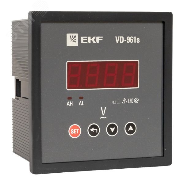 Изображение товара Цифровой вольтметр EKF PROxima 96x96, точность 0,5 Изображение товара Цифровой вольтметр EKF PROxima 96x96, точность 0,5