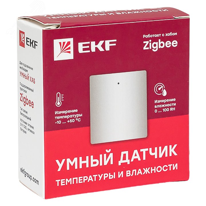 Умный датчик температуры и влажности Zigbee Connect is-th-nd-zb EKF - превью 9