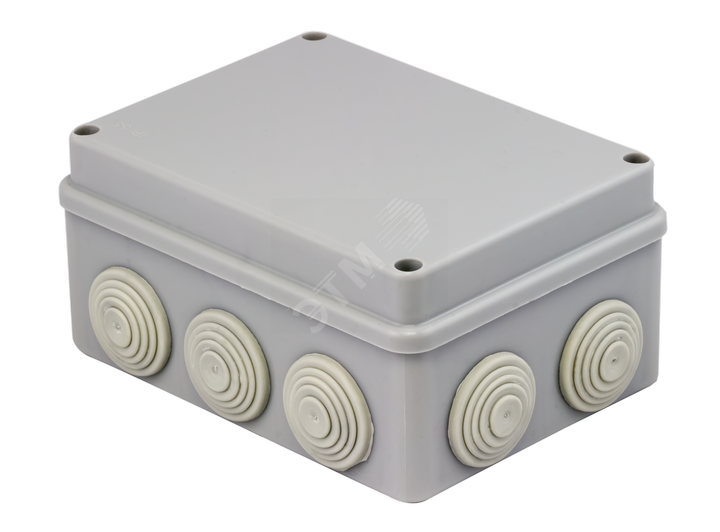 Коробка распаячная КМР-050-041 пылевлагозащитная 10 мембранных вводов уплотнительный шнур (150х110х70) PROxima plc-kmr-050-041 EKF - превью 2