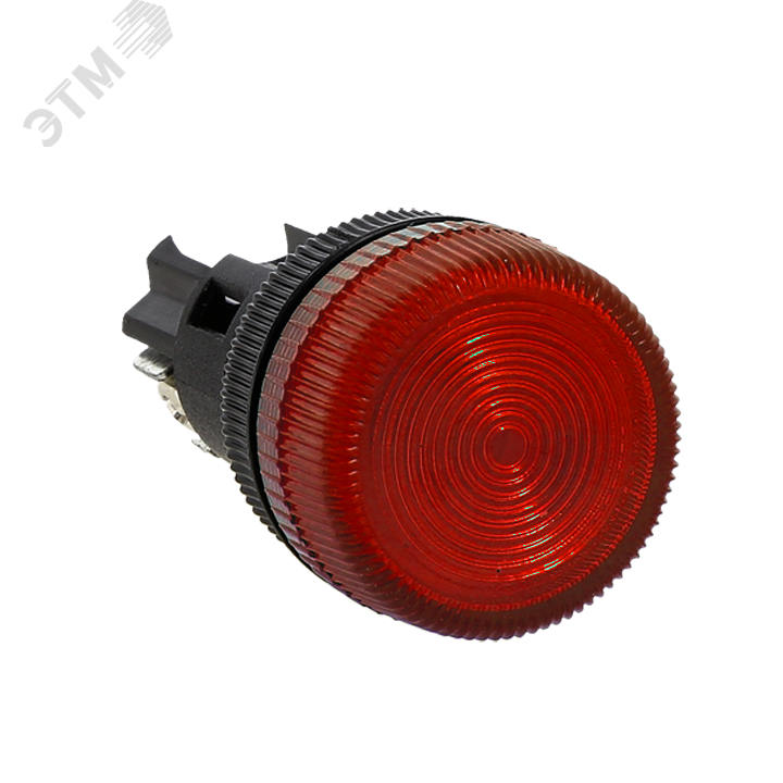 Лампа ENS-22 красная с подсветкой 220В la-ens-r-220 EKF