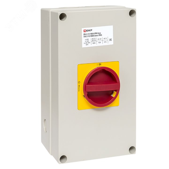 Изображение товара Переключатель кулачковый ПК-2-13 100А 3P IP65 EKF