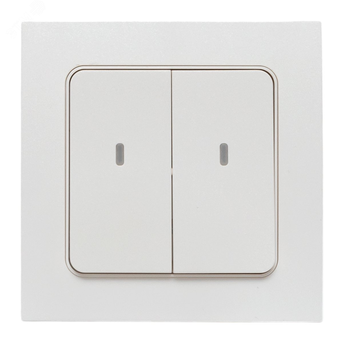 Изображение товара Умный беспроводной выключатель Стокгольм EKF Сonnect с двумя клавишами для умного дома