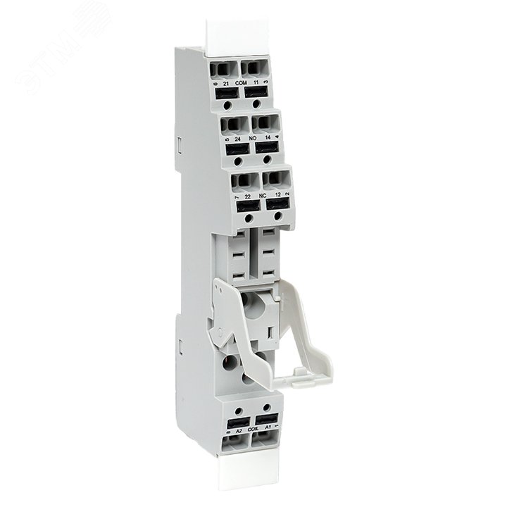 Изображение товара Разъем для реле РМ5 22/2 Push-in AVERES для монтажных DIN-рейк